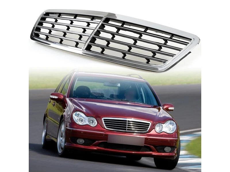 Front Grille for Mercedes Benz W203 C-Class (2001-2007)