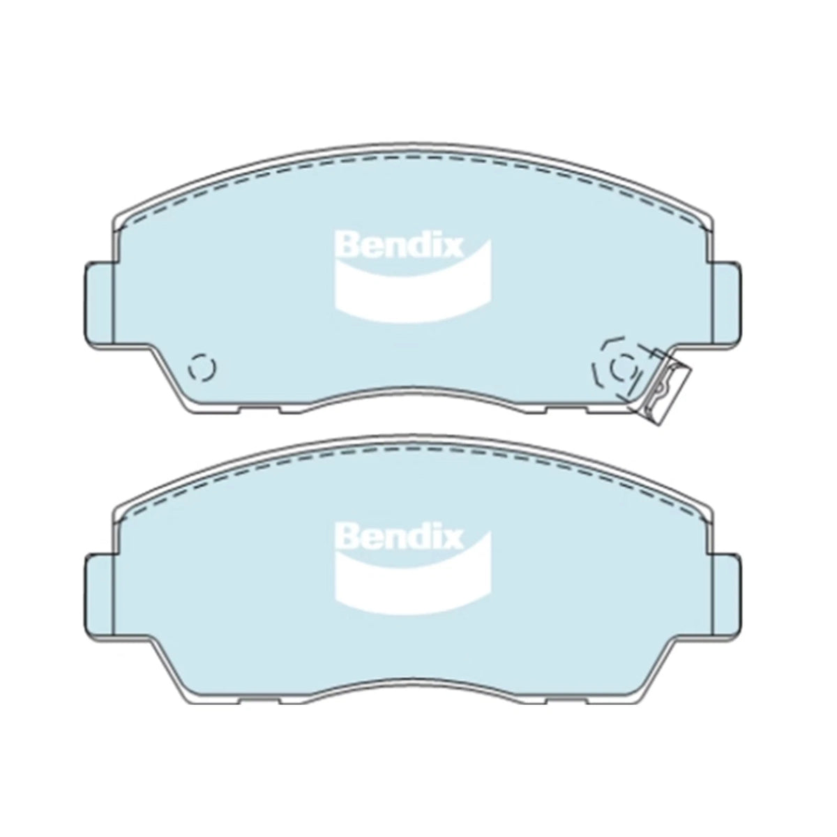 4WD Front Disc Brake Pad Set for Ford Raider UV 4cyl 2.6L G6 (1991-1997)