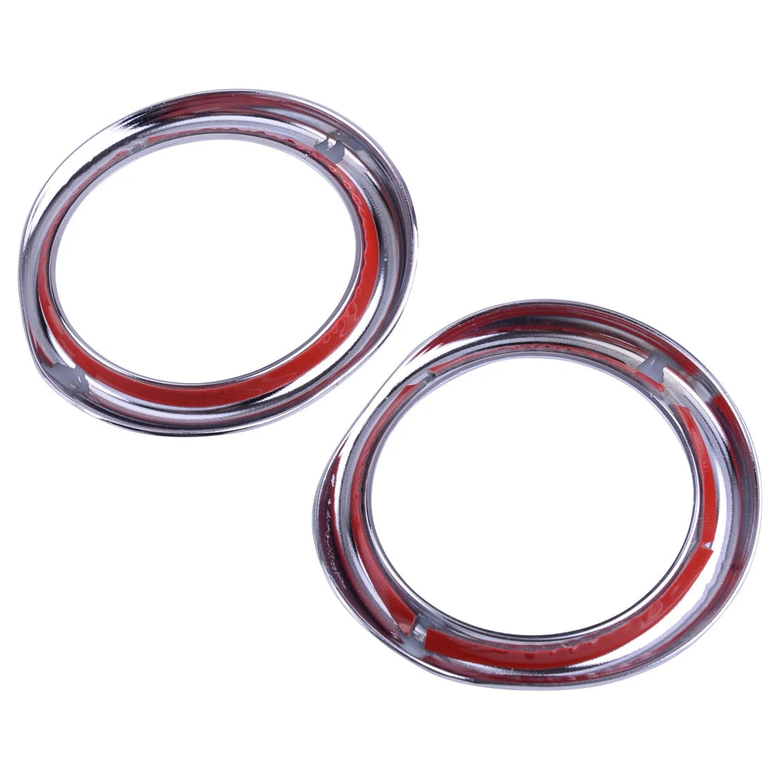 2 x Chrome Front Fog Light Lamp Covers for Toyota C-HR (2016-2018)
