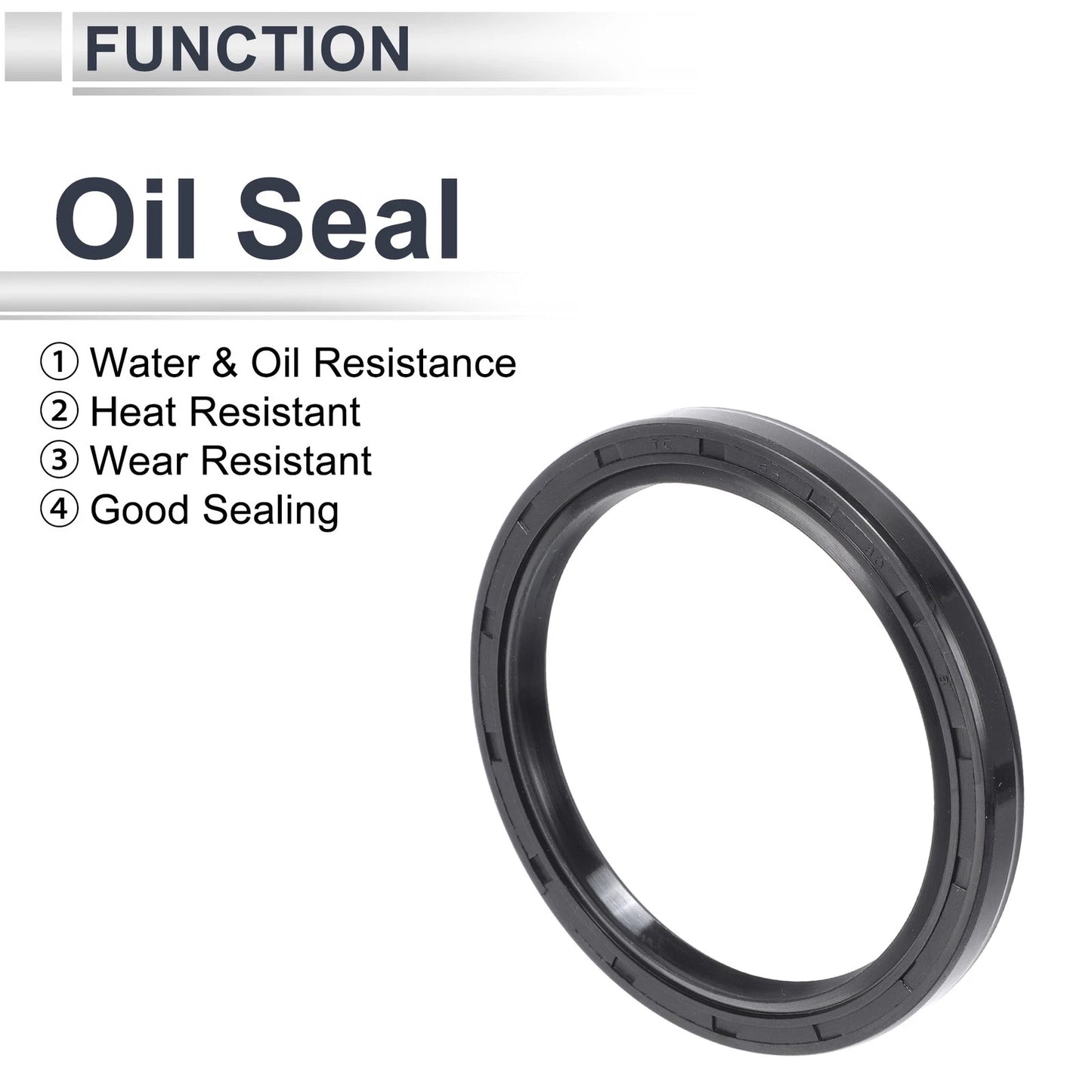 Oil Seal / 65x80x8mm / Seal Ring Rotary Shaft Seal 5 Pcs for Make Model