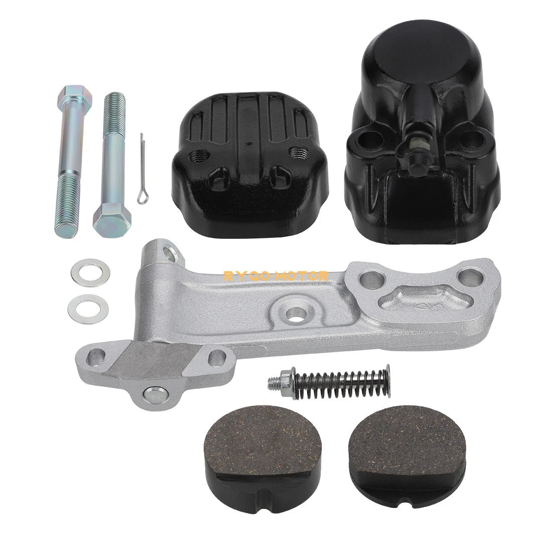 Front Brake Caliper & Holder Kit w/Pads for Honda CB360/400F/450/500/550