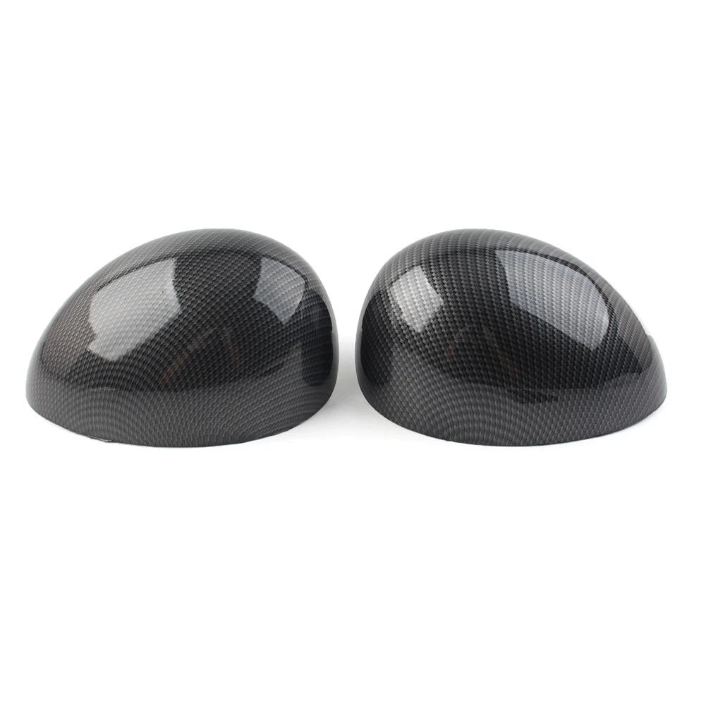 Carbon Fiber Look Door Wing Mirror Covers for Mini R55 R56 R57 R58 R59 R60 R61 (2007-2015)