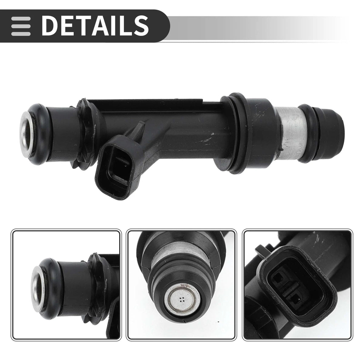 Fuel Injector for Honda Passport EX, LX 1998-2002 3.2L Black 1 x Unit