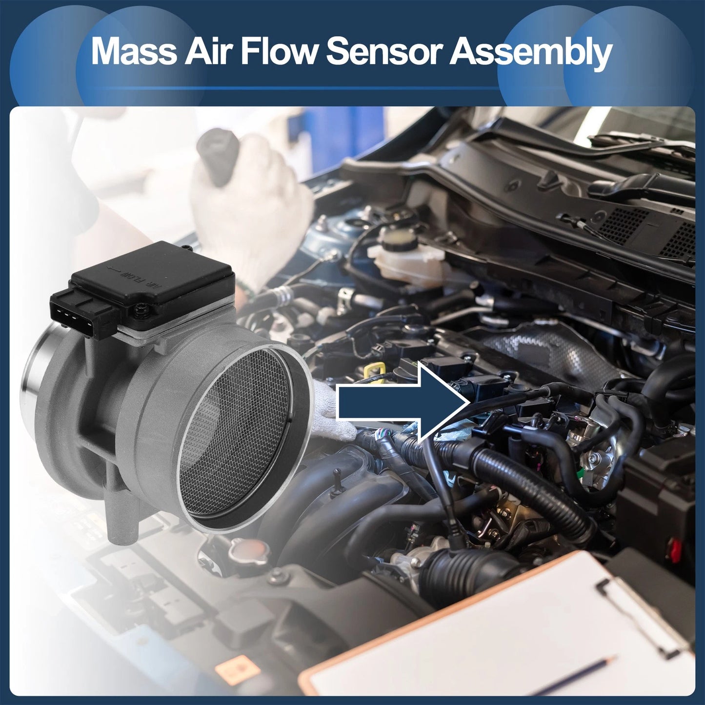 Mass Air Flow Sensor for Ford Mustang (1988)