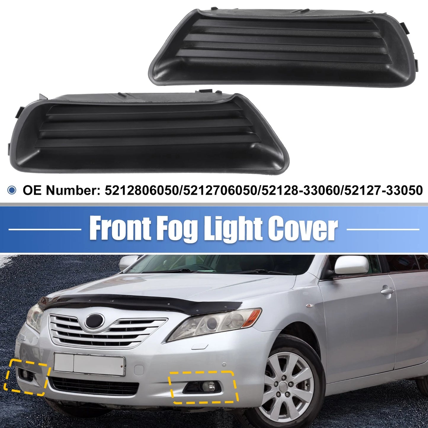 2 x Fog Light Cover for Toyota Camry (2007–2009)