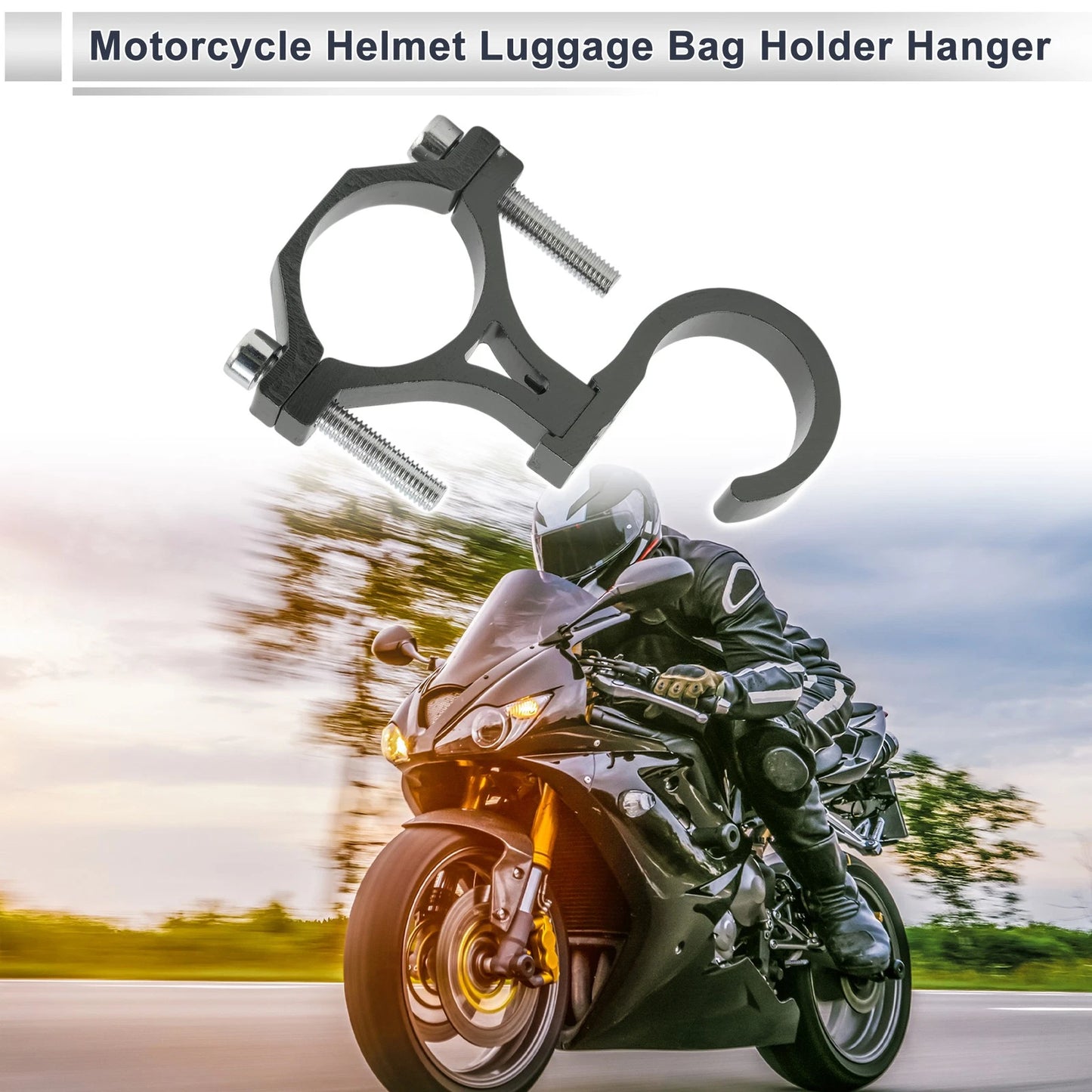Arc Aluminum Alloy Motorcycle Hanging Hook Screws Washers Hexagon Wrench