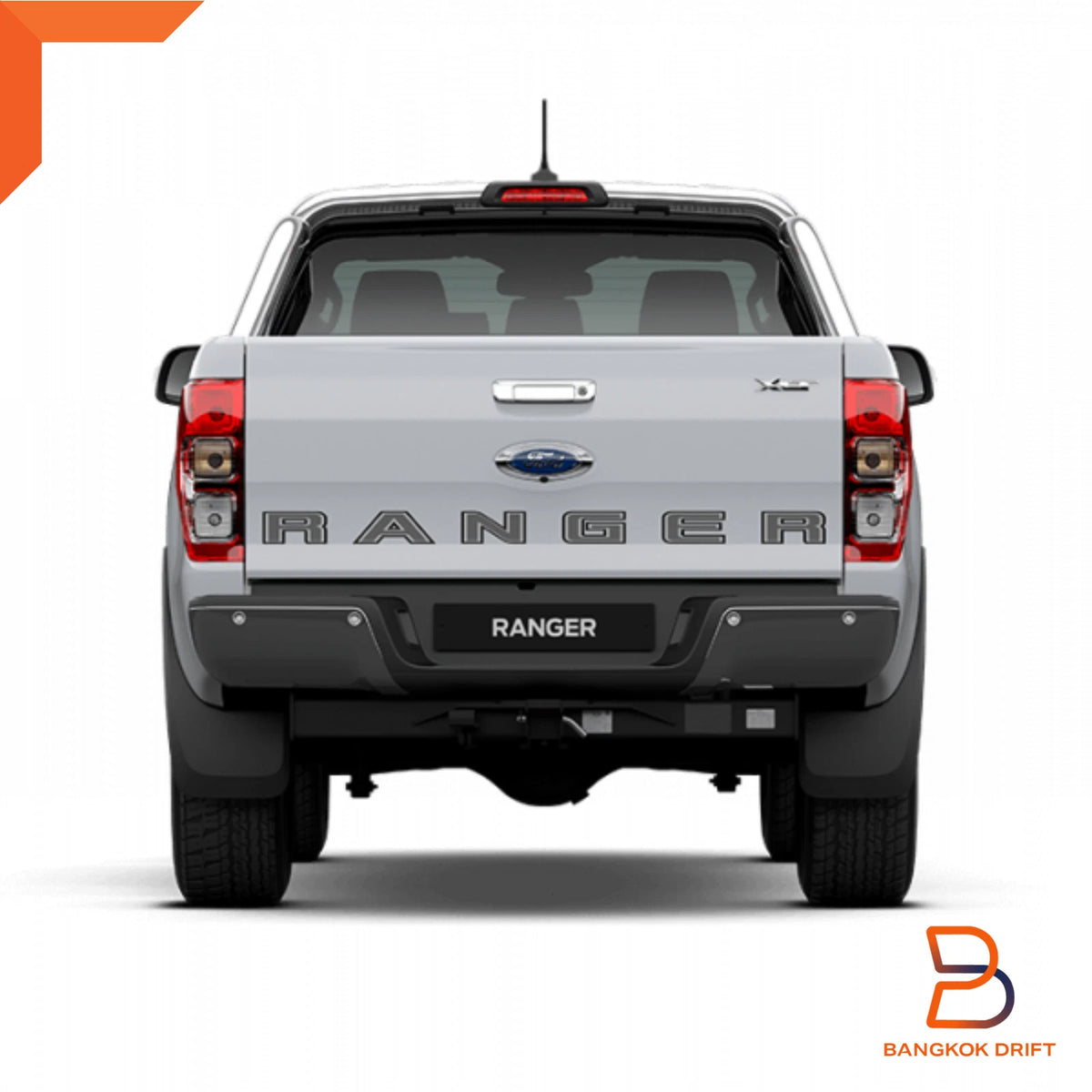 Rear Tailgate Decal Sticker for Ford Ranger T6 PX3 Wildtrak XLT (2018-2022)