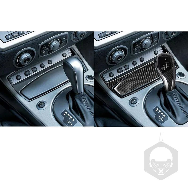 Carbon Fiber Automatic Transmission Gear Shift Knobs Kit For BMW Z4 2001-2008