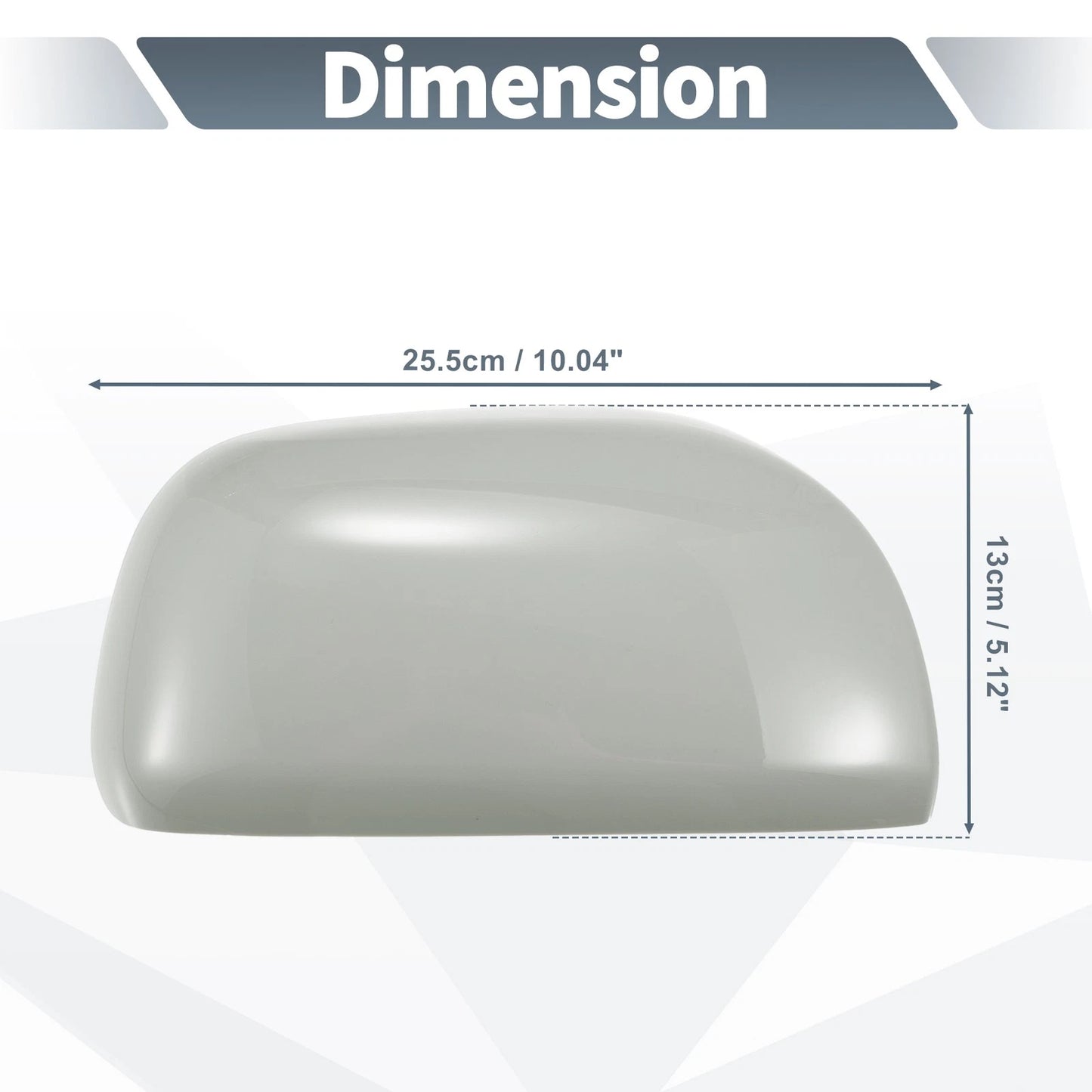 Right Side Car Mirror Cover Cap Gray for Toyota RAV4 (2006-2009)