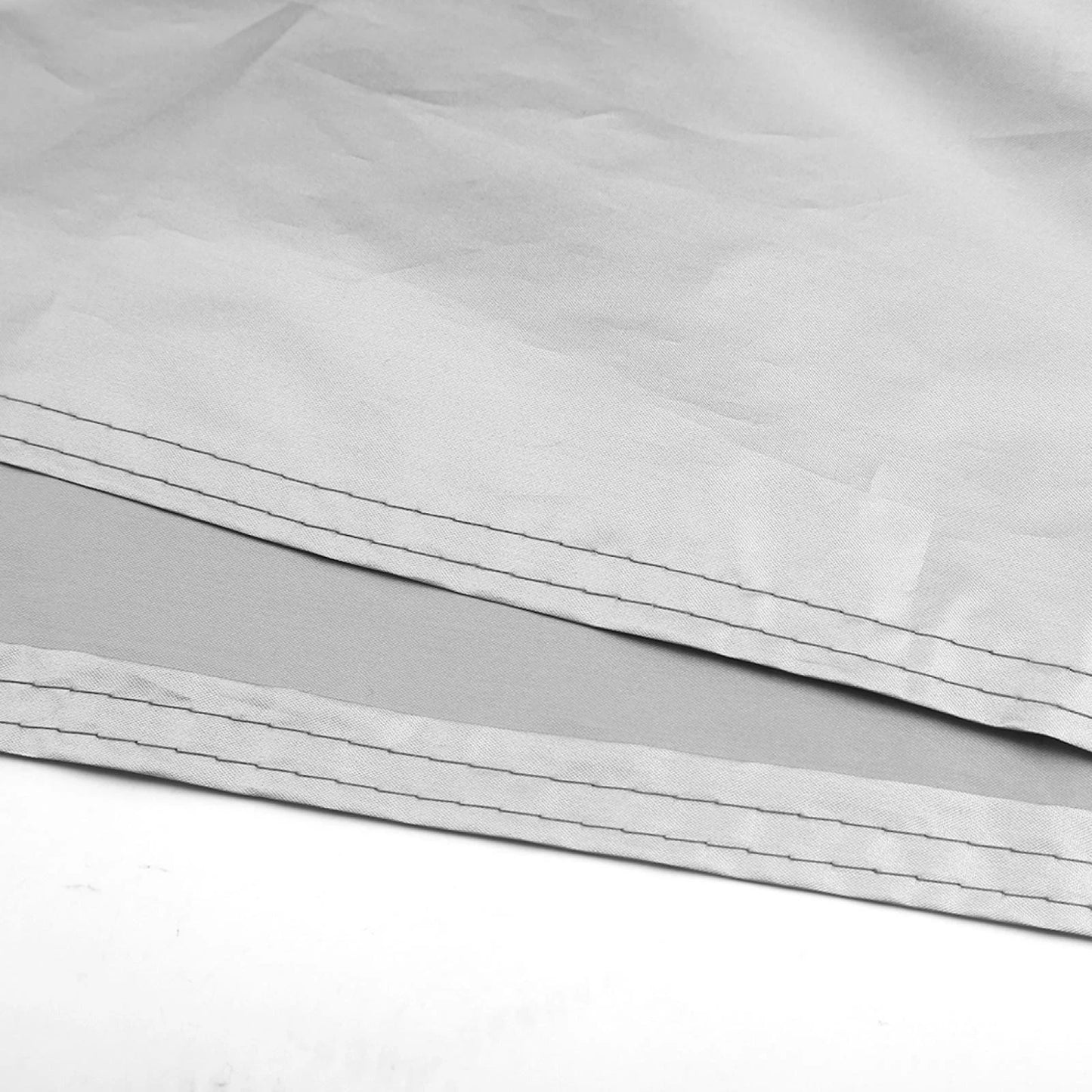 XXXL 190T Motorcycle Cover Black+Silver Outdoor Waterproof UV Protection