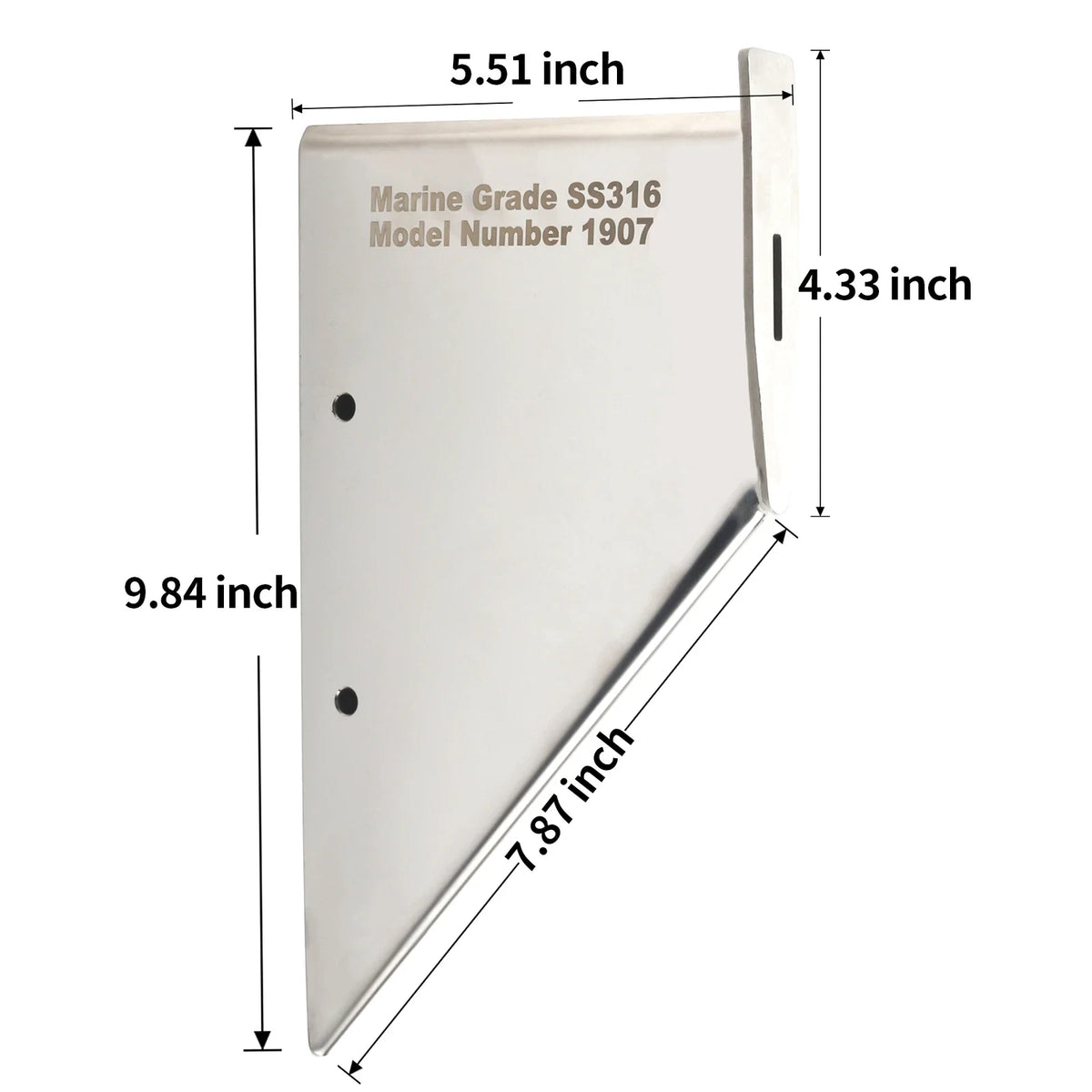 Stainless Steel Skeg Guard for Mercury Mercruiser Alpha I 85-90