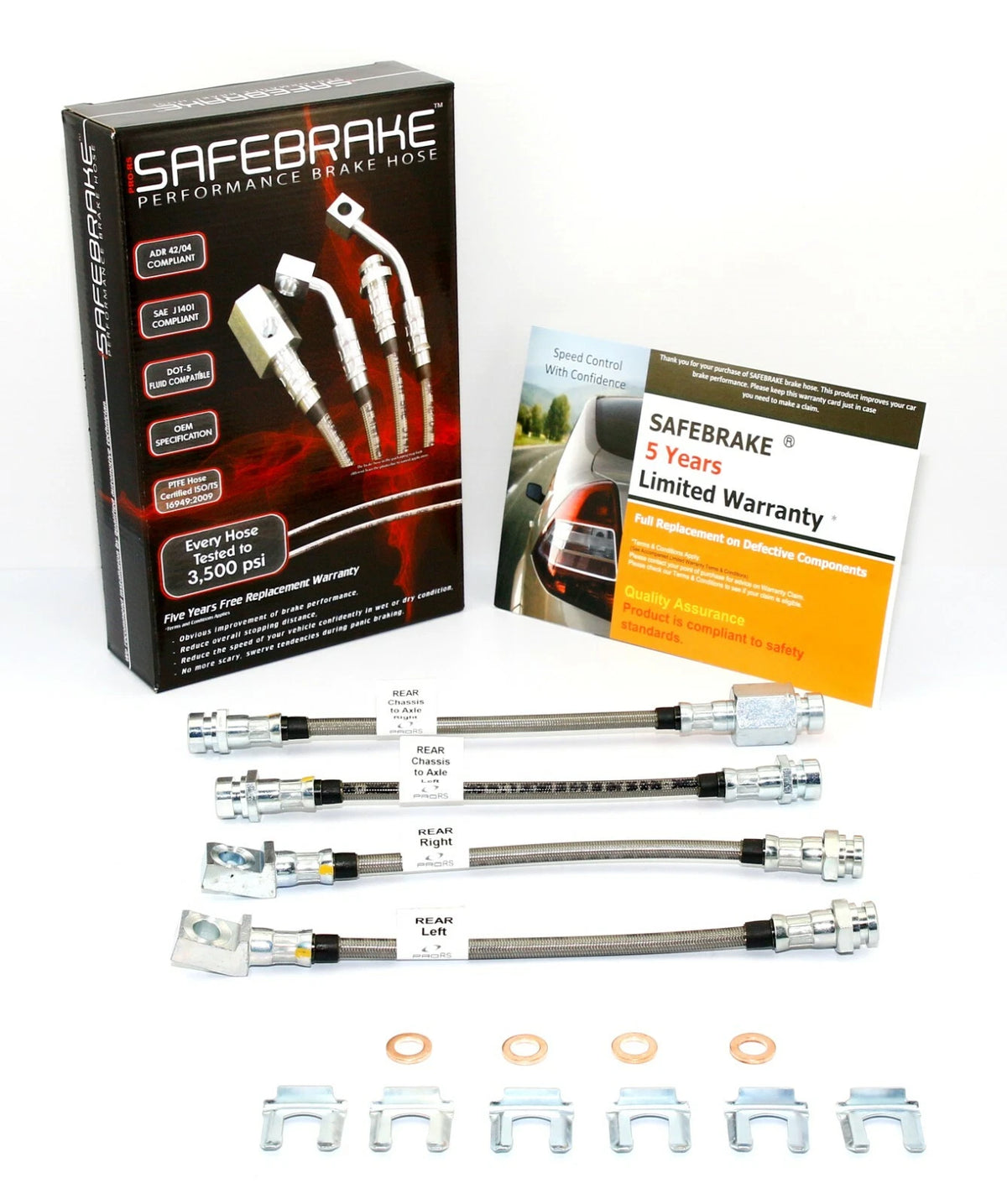 Brake Line Kit for Commodore VP, VR, VS (with IRS) (Rear 4 Hoses) (1993-1997)