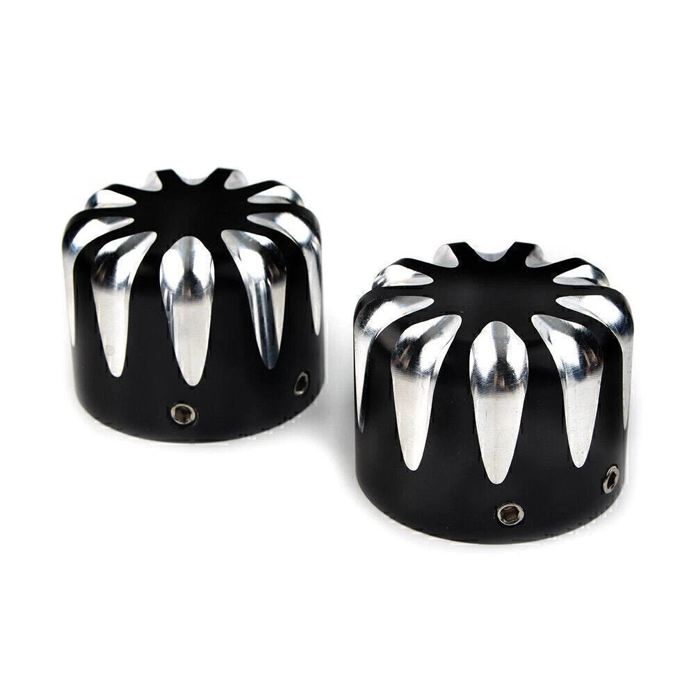CNC Cut Front Axle Cap Nut Cover for Harley Electra Glide & Sportster (All)