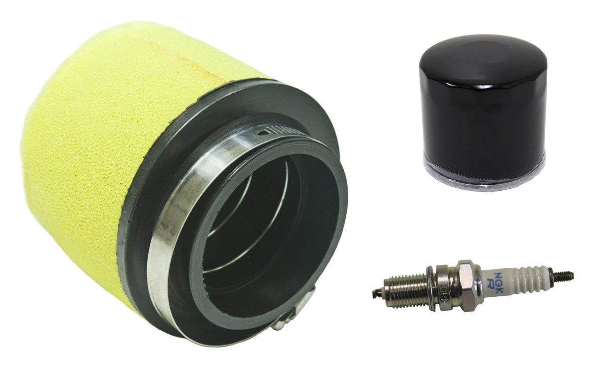 3x Air Filter & Oil Filter & NGK Spark Plug for Arctic Cat 400 (2003–2005)
