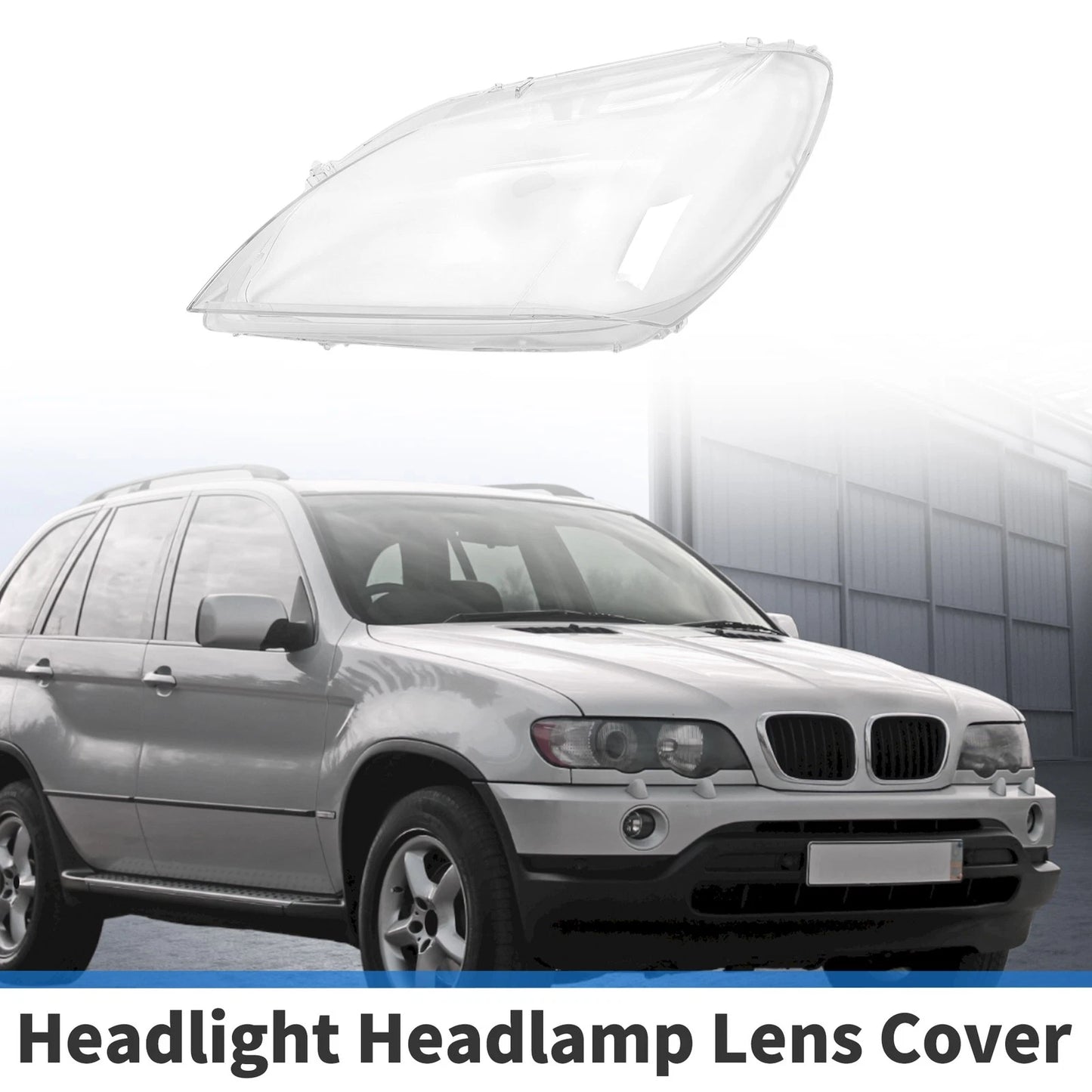 1x Front Left Headlight Lens Cover PC Clear for BMW 6 Series M6 F06 (2010-2015)