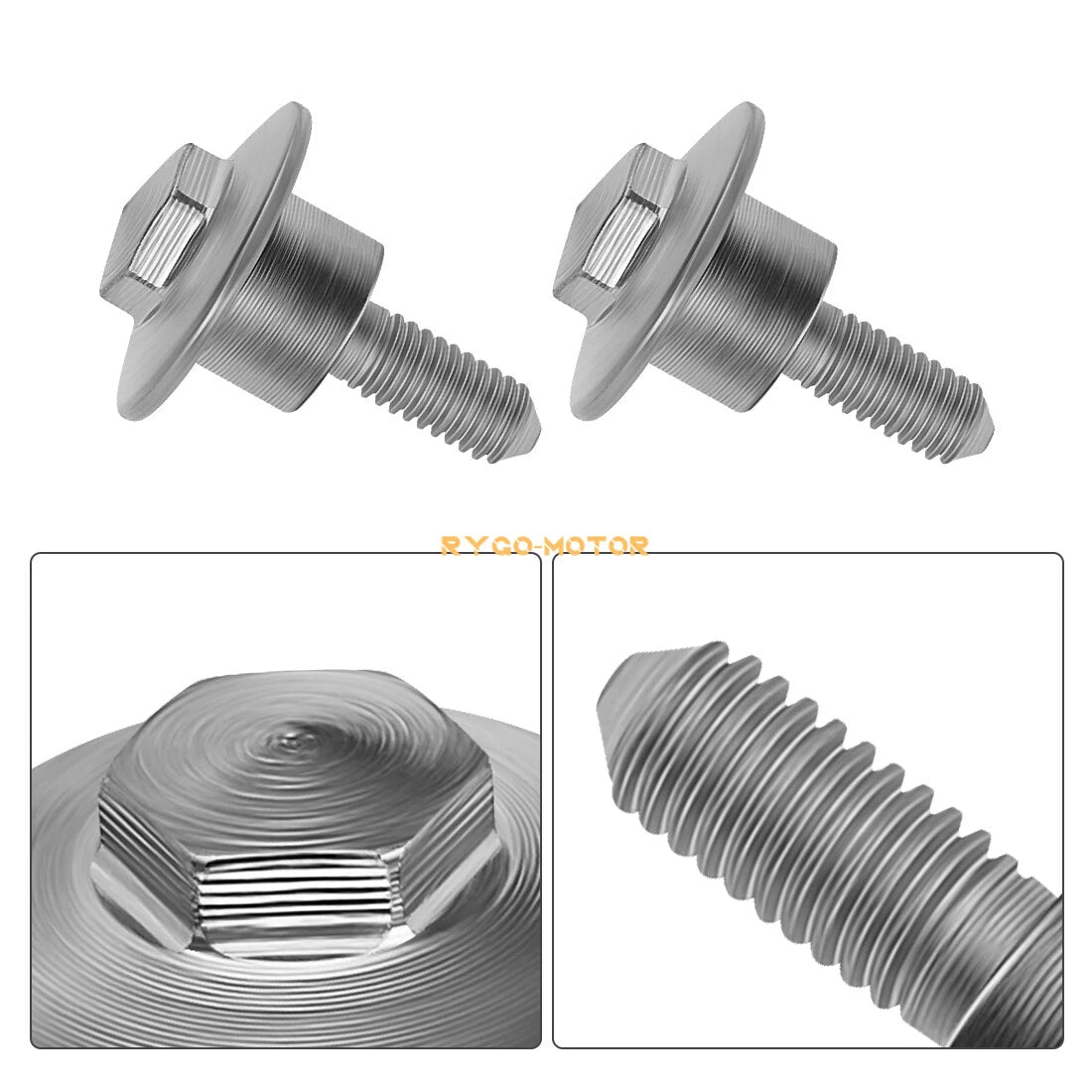 2 x Cylinder Head Valve Cover Bolt for Honda CRF450R CRF450X TRX450R