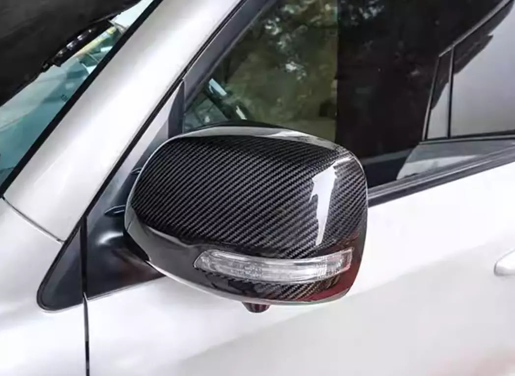 Rearview Mirror ABS Fiber Cover Trim for Toyota Sienna (2011-2020)