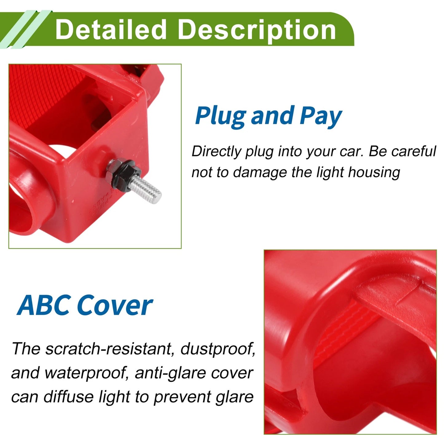 Rear Door Stop Red LED Third Brake Light for Vauxhall Movano (1998-2010)