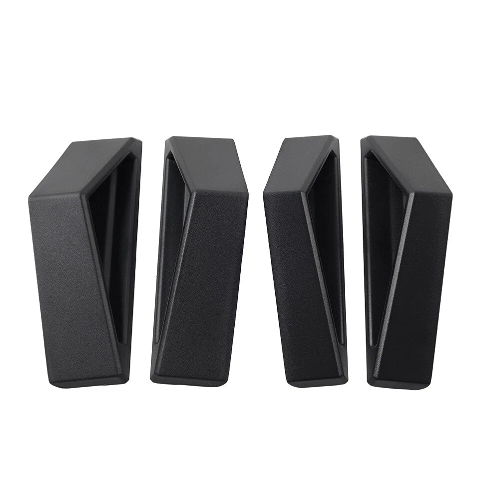 4Pcs Black Fingerprint Resistant Interior Door Handles for Tesla Cybertruck (2024)