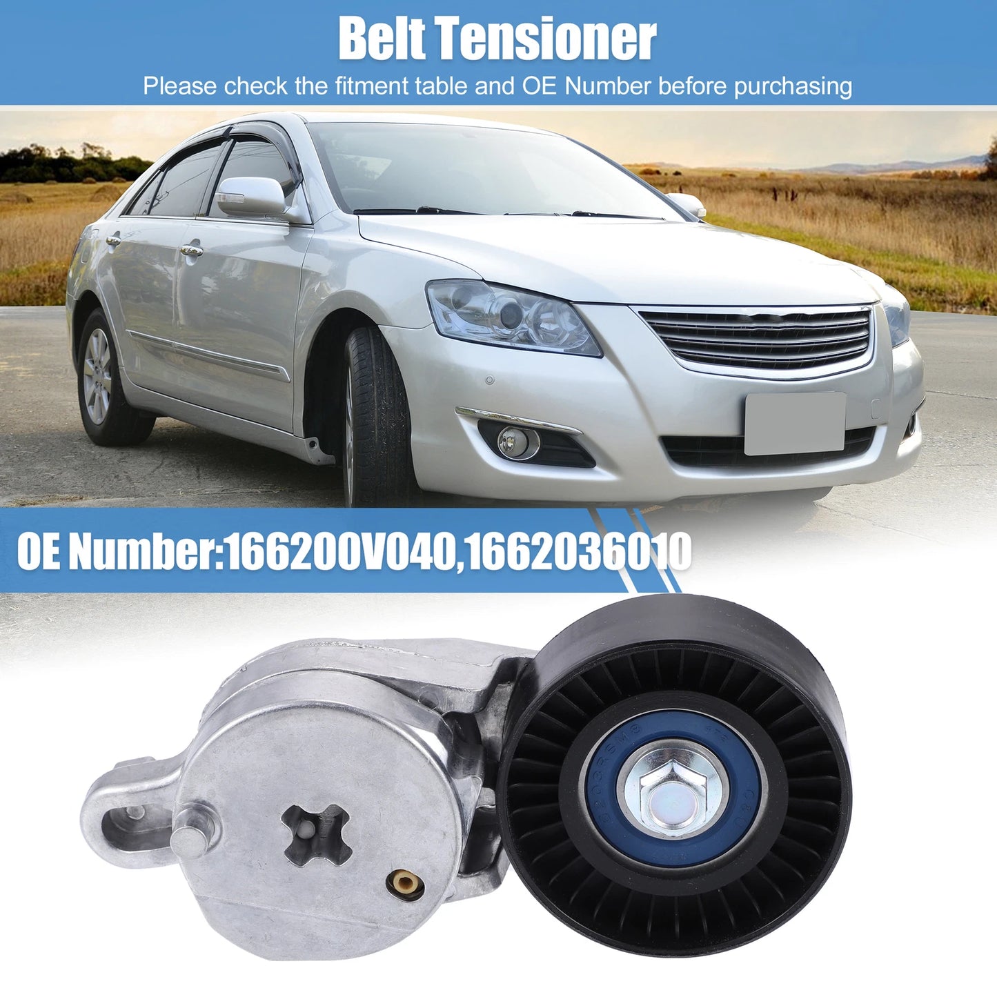 Engine Belt Tensioner Pulley Assembly for Scion TC (2011-2014)