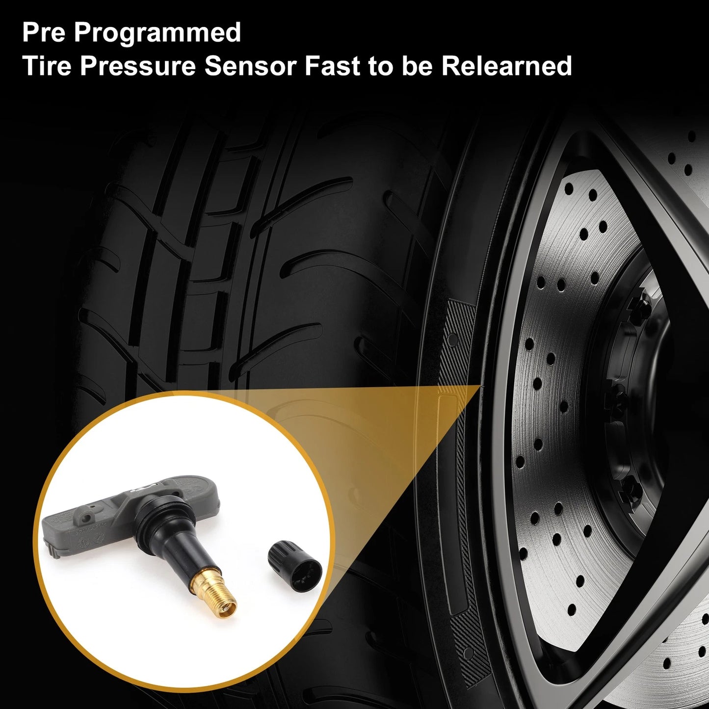 Tire Pressure Sensor for Ford Escape 2015-2019 TPMS 1 x 433MHz Sensor