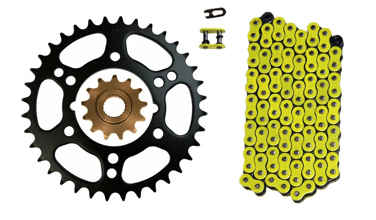 O-Ring Chain 13/36 Sprockets 520x76 for Polaris Scrambler 500 4x4 (1998–2012)