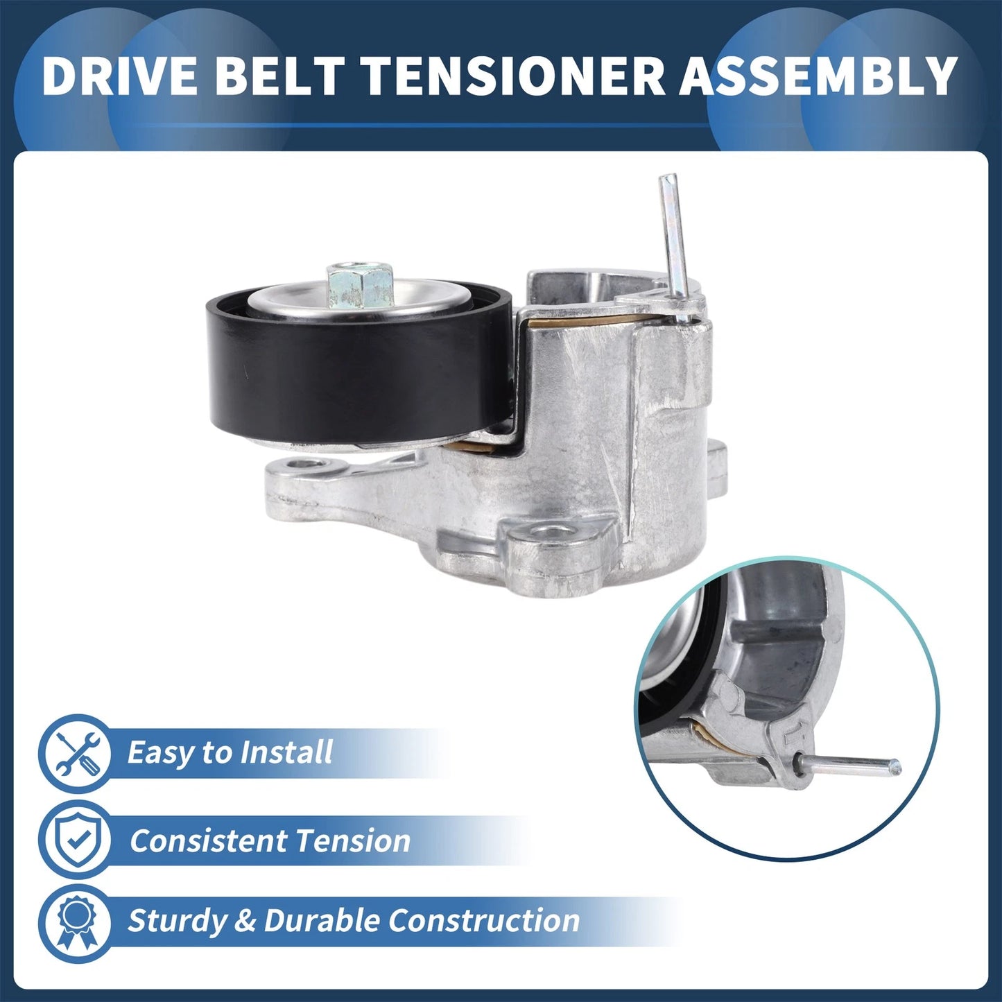 Belt Tensioner for Peugeot 807 2.0 2.2 (2002-2023)