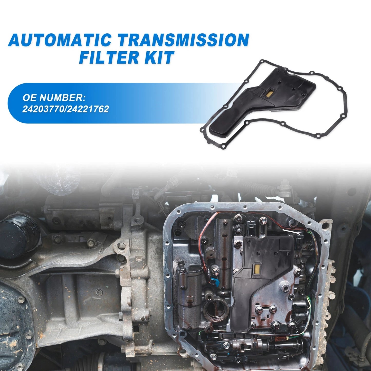 Transmission Filter Oil Pan Gasket Kit for Chevrolet Malibu