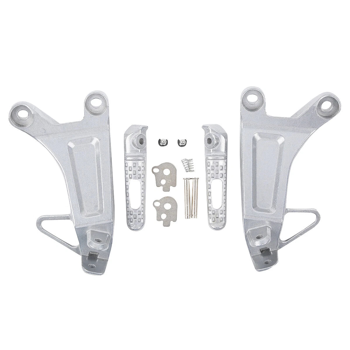 Rear Passenger Footrests Footpegs Bracket Set for Honda CBR600RR (2003-2004)