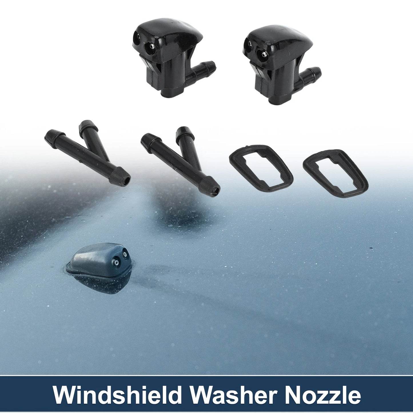 Windshield Washer Nozzle & Hose for Jeep (2011-2018)