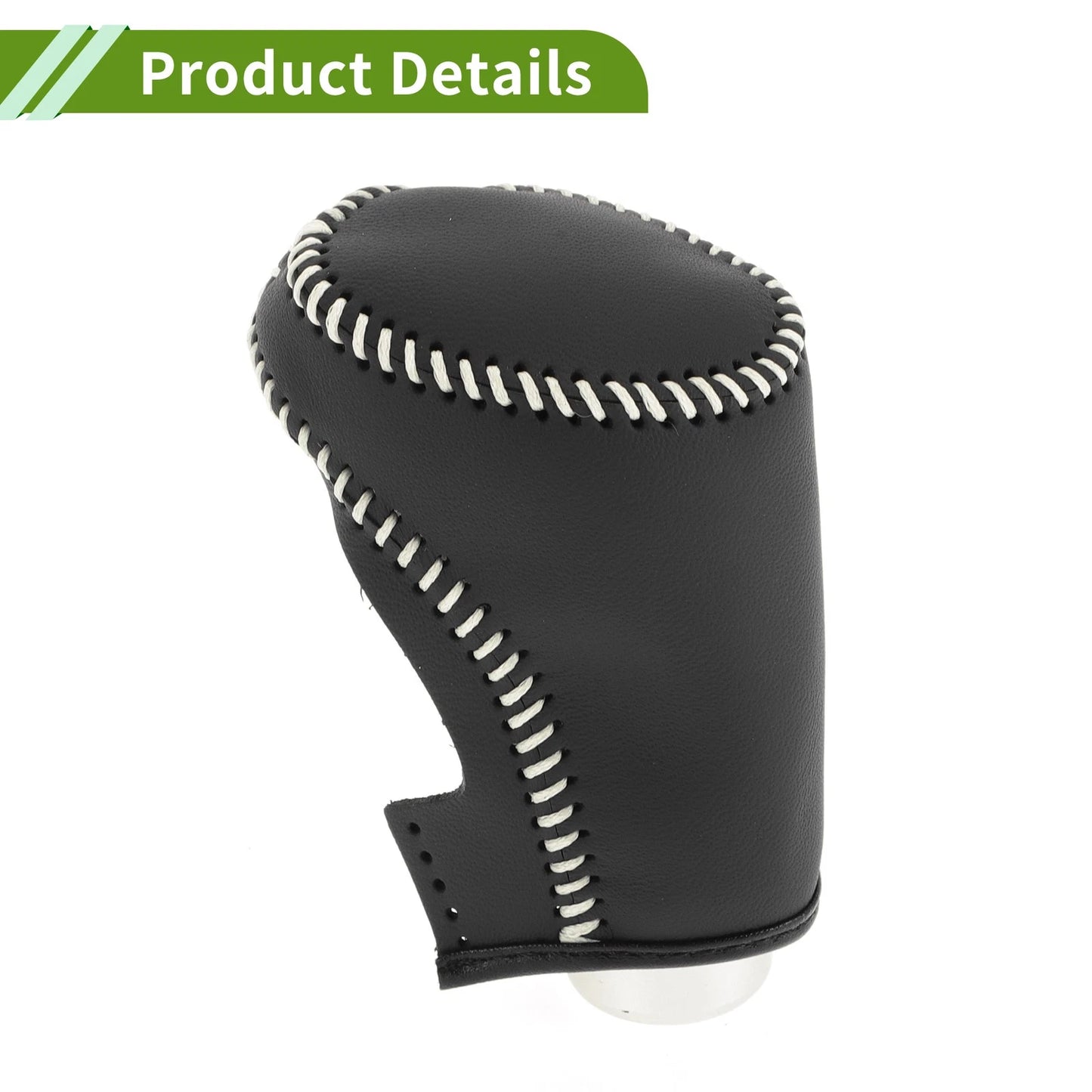 1 Pc Gear Shift Knob Cover for Chevrolet Malibu (2016-2020) Black Beige