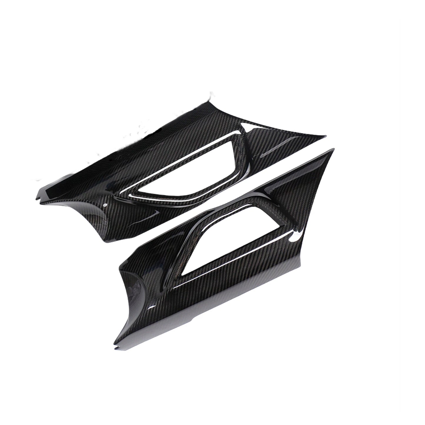 Gloss Carbon Fiber Inner Door Lock Panel Cover for SUBARU BRZ, TOYOTA GR86 (22-24)