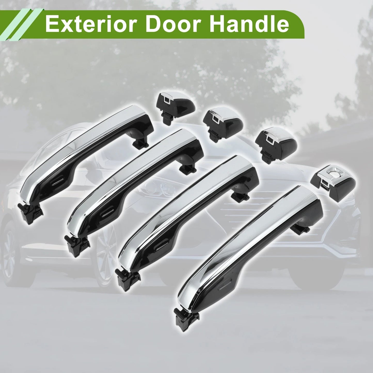 Exterior Door Handle 1 Set for Toyota Lexus GX460 (2010–2019)