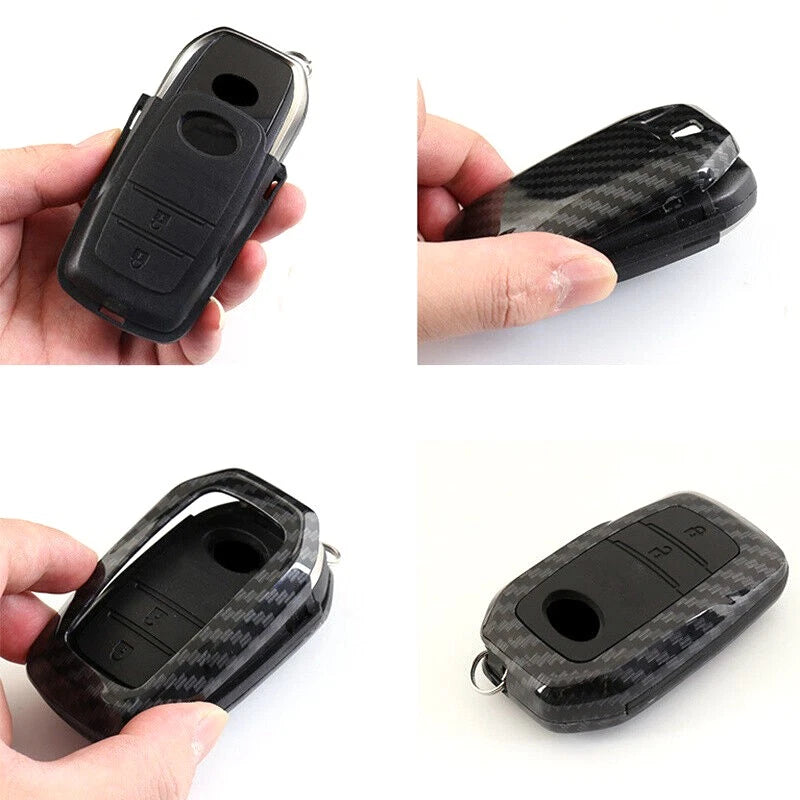 2 x Key Shell Housing Cover Case for Toyota Hilux Kluger Camry (2007-2023)