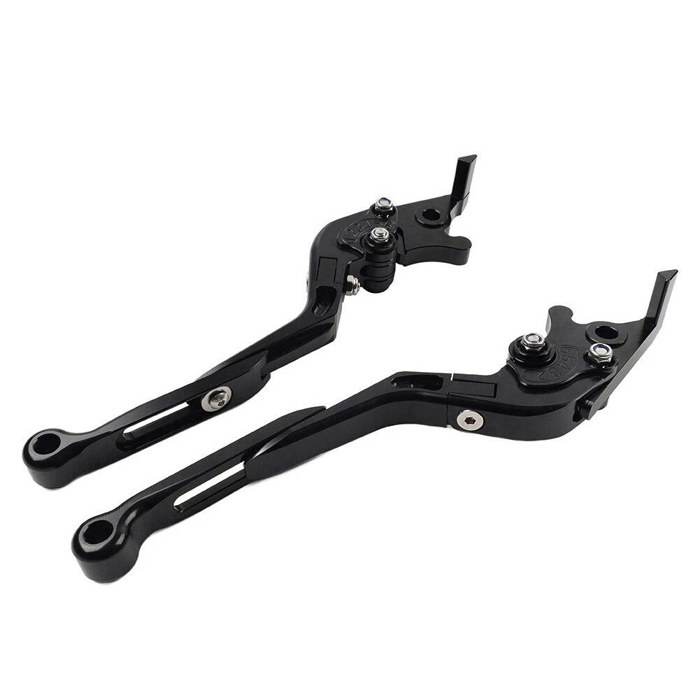 CNC Extendable Brake Clutch Levers for BMW G310R G310GS (2017-2021) Black