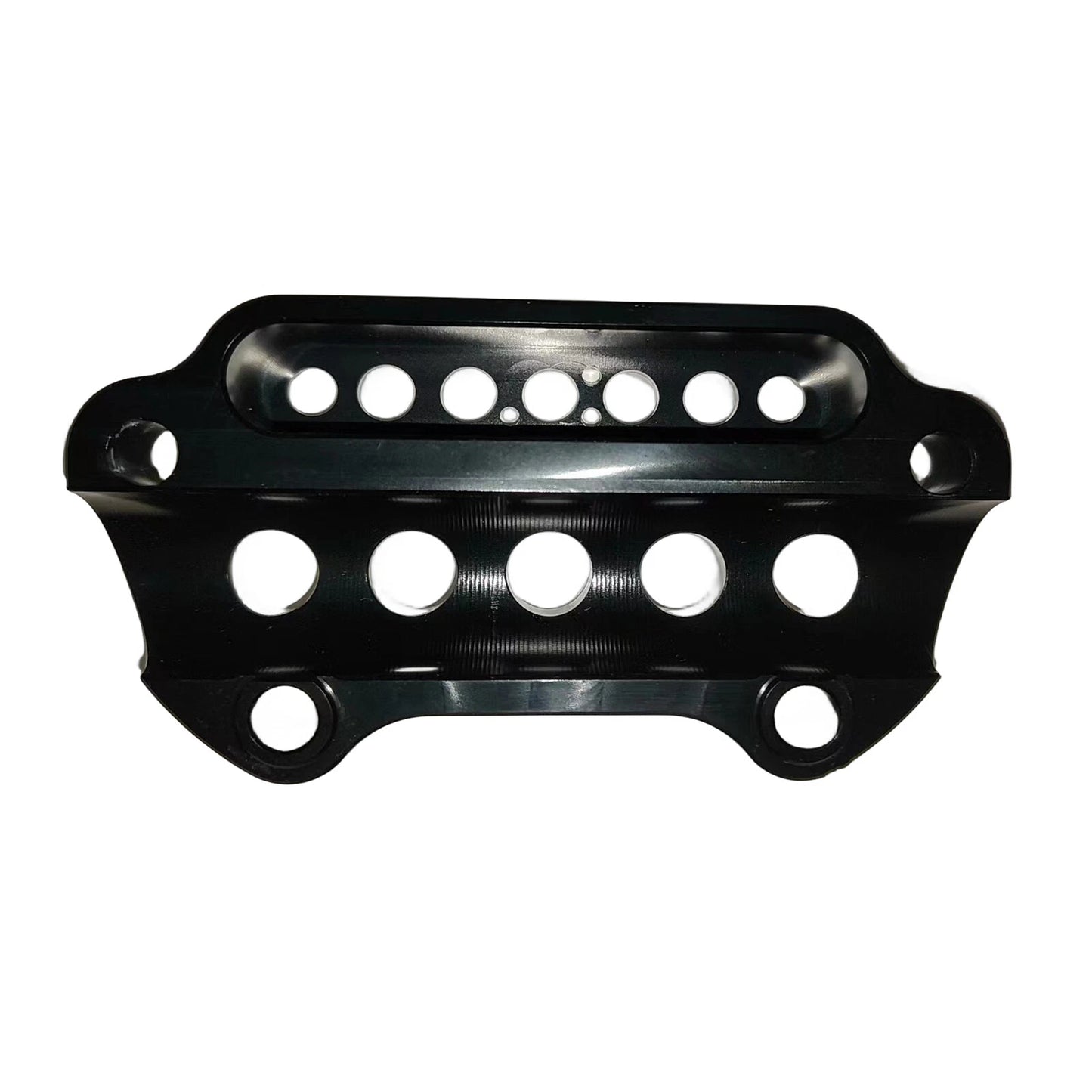 1x Front Handlebar Riser Clamp for Harley XL883/1200/48/Dyna Fat Bob (2004-2023)