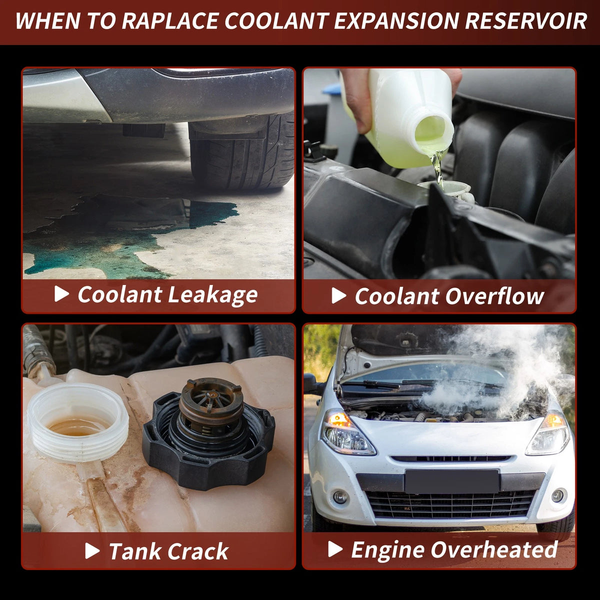 Coolant Expansion Reservoir Tank for Hyundai Tucson (2016-2021)