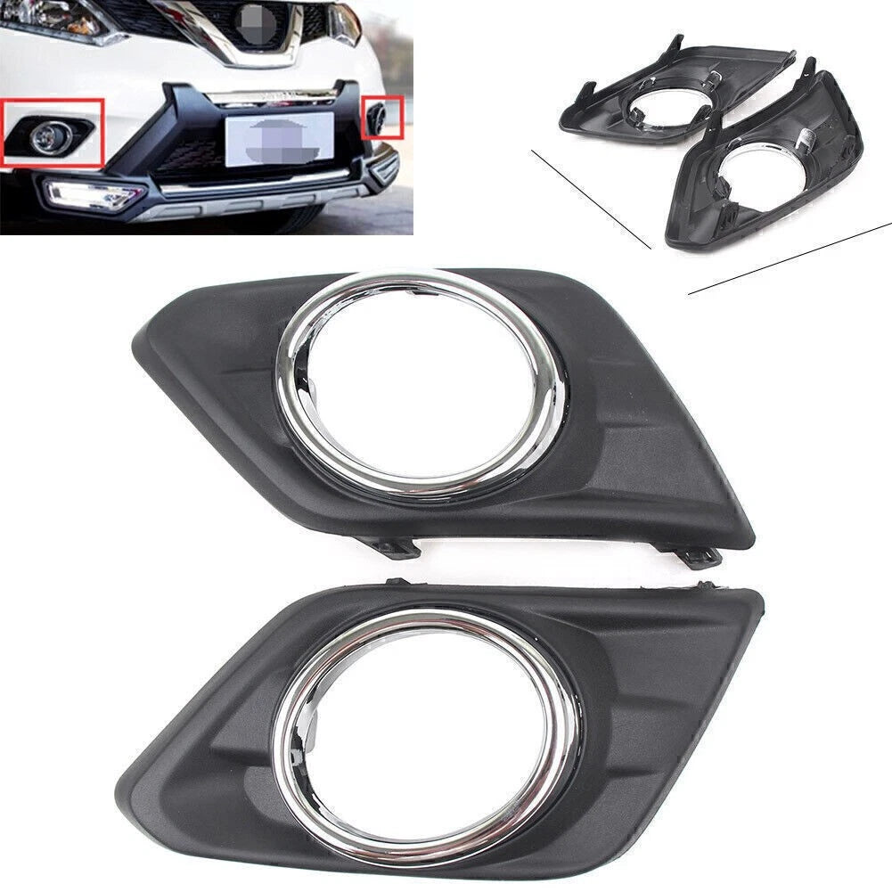 Front Fog Light Bumper Cover Trim for Nissan Rogue X-Trail (2014-2016)