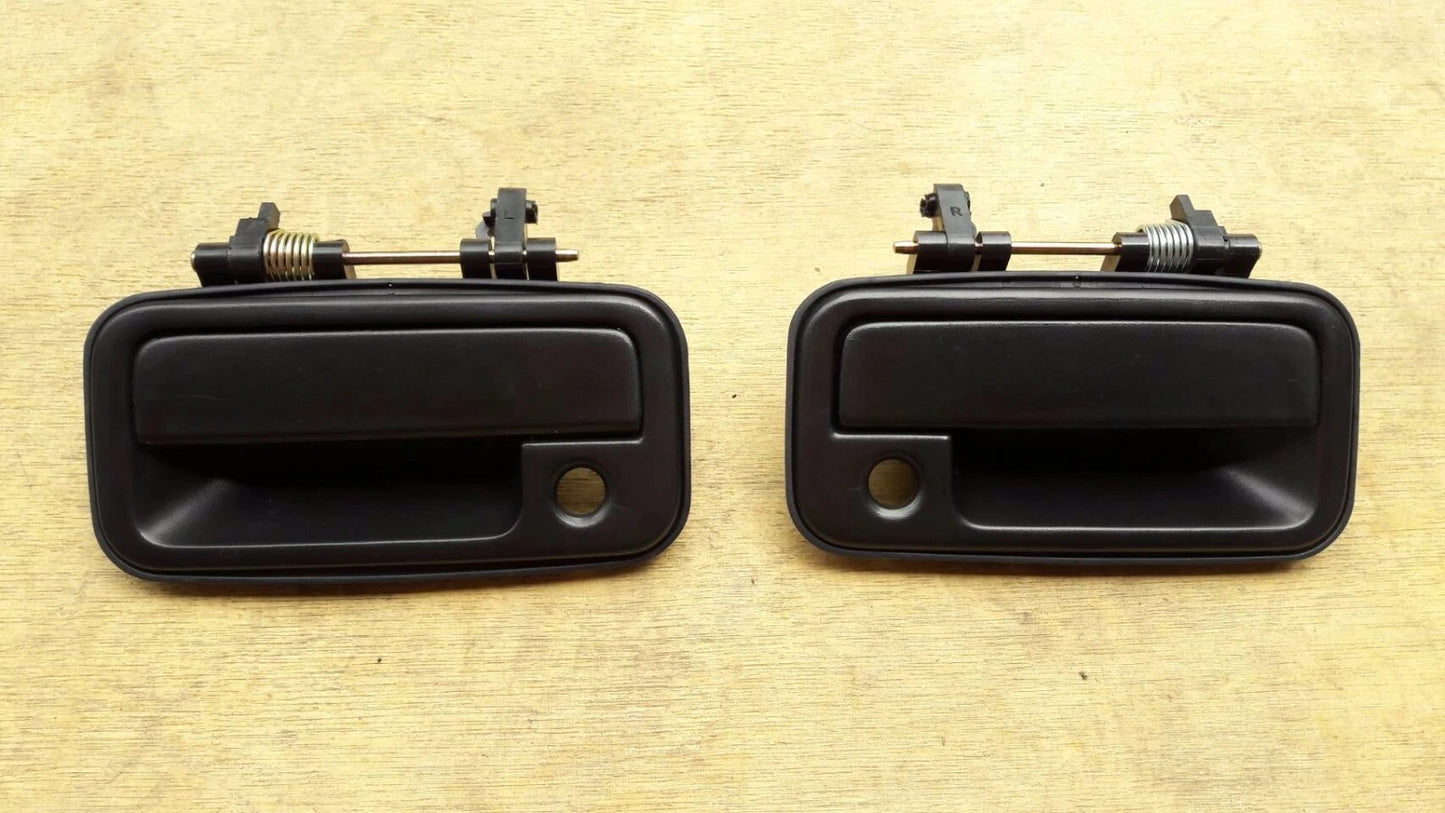Front Door Handle Black LH+RH Pair for Holden Rodeo TF TFR (1988-2003)