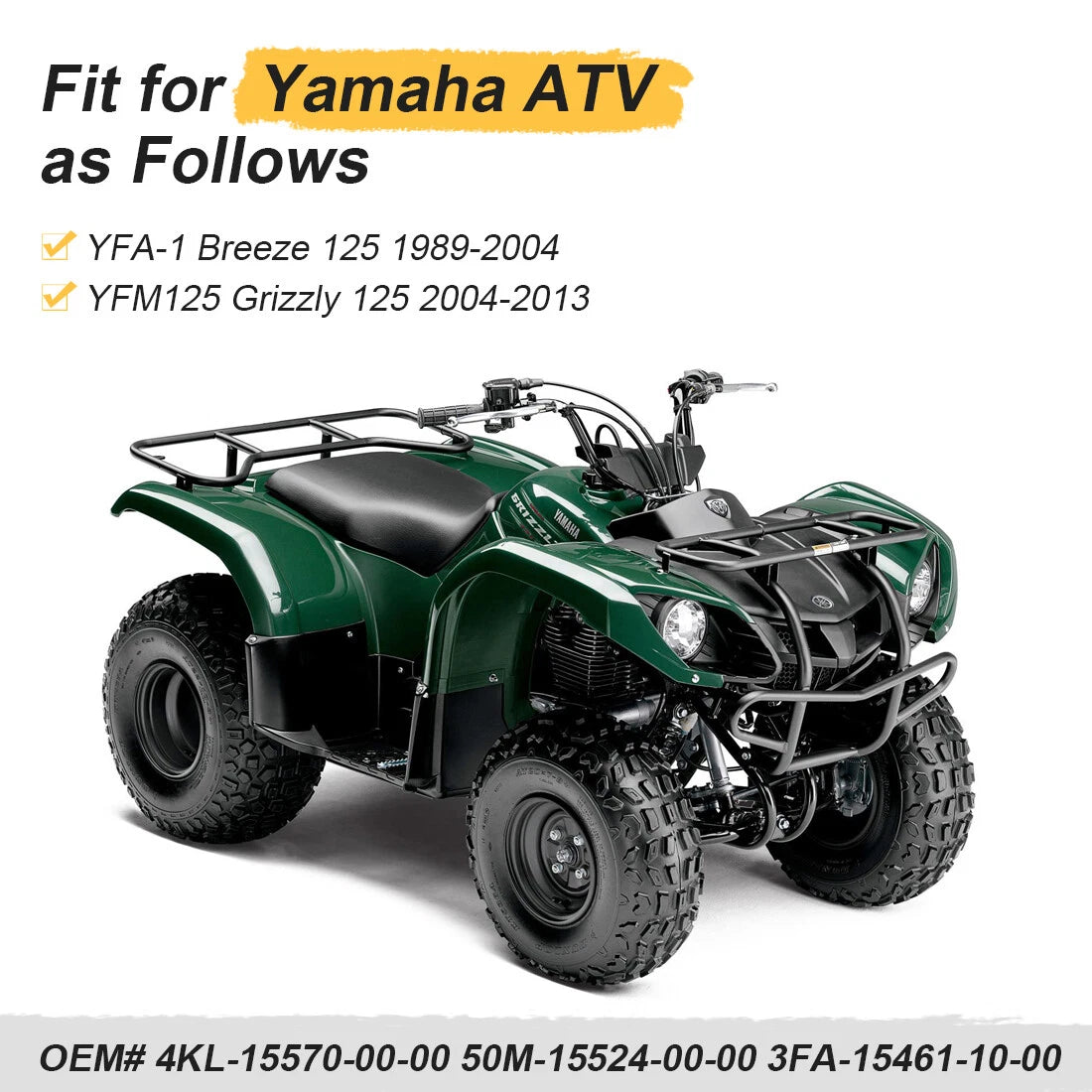 Starter Clutch for Yamaha Breeze 125 / Grizzly 125 (1989-2013)