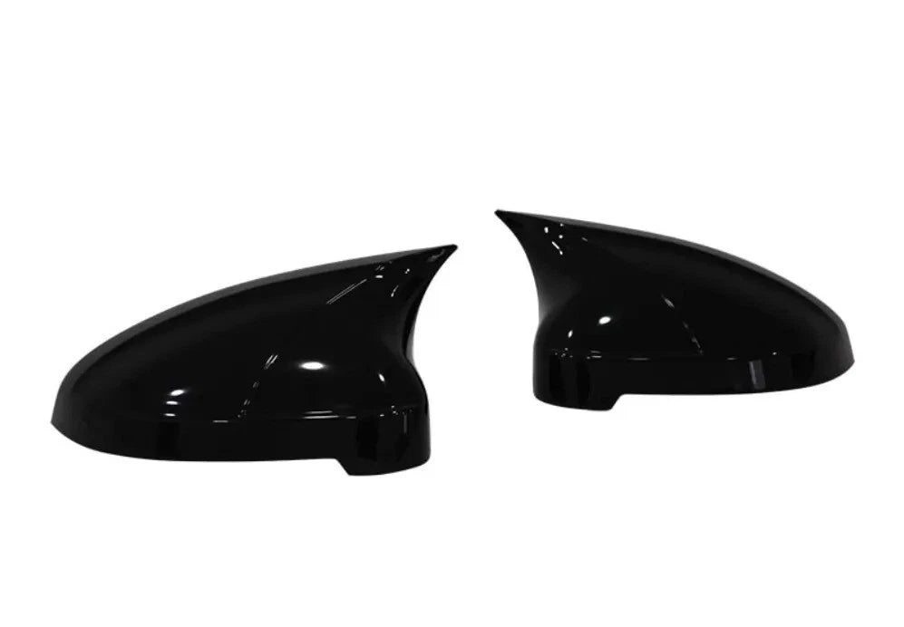 2 Piece Side View Mirror Covers for Audi A4 B9 (2016-2021) Gloss Black