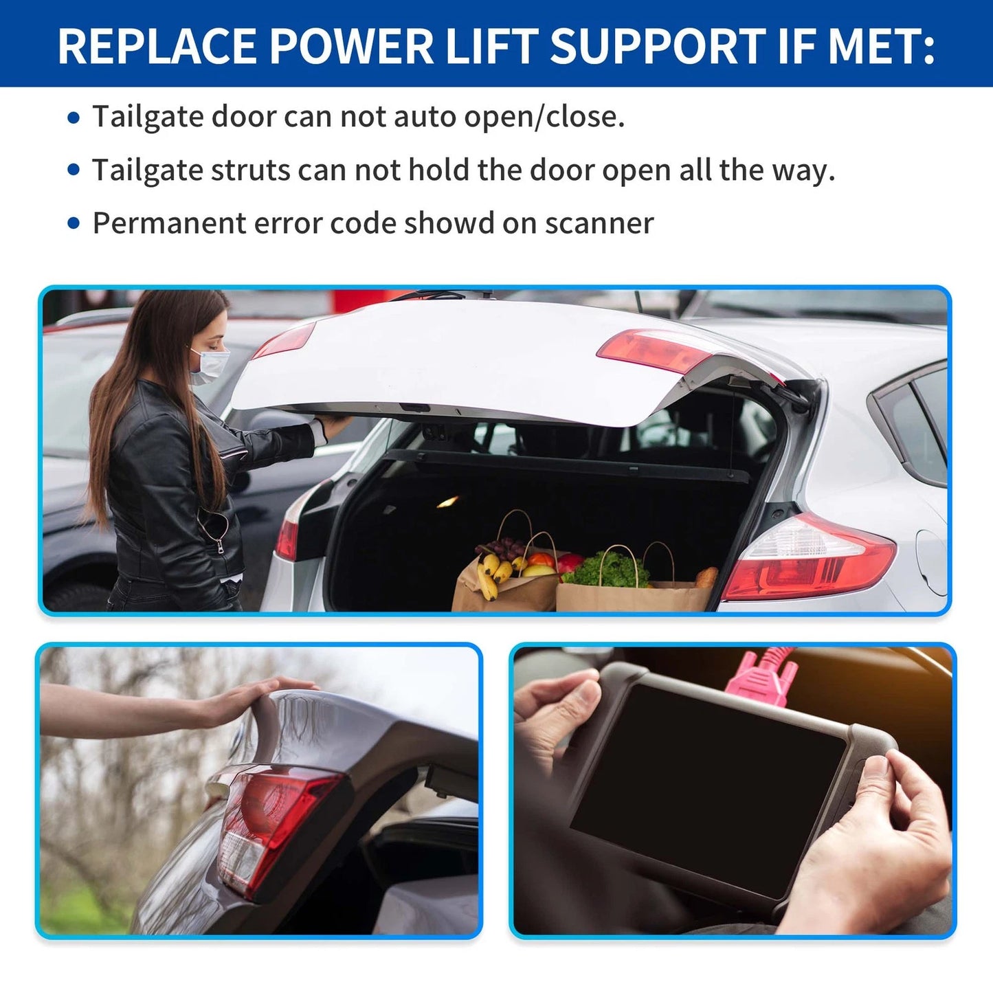 Rear Tailgate Power Lift Support for BMW X5 F15 F85 (2015-2016)
