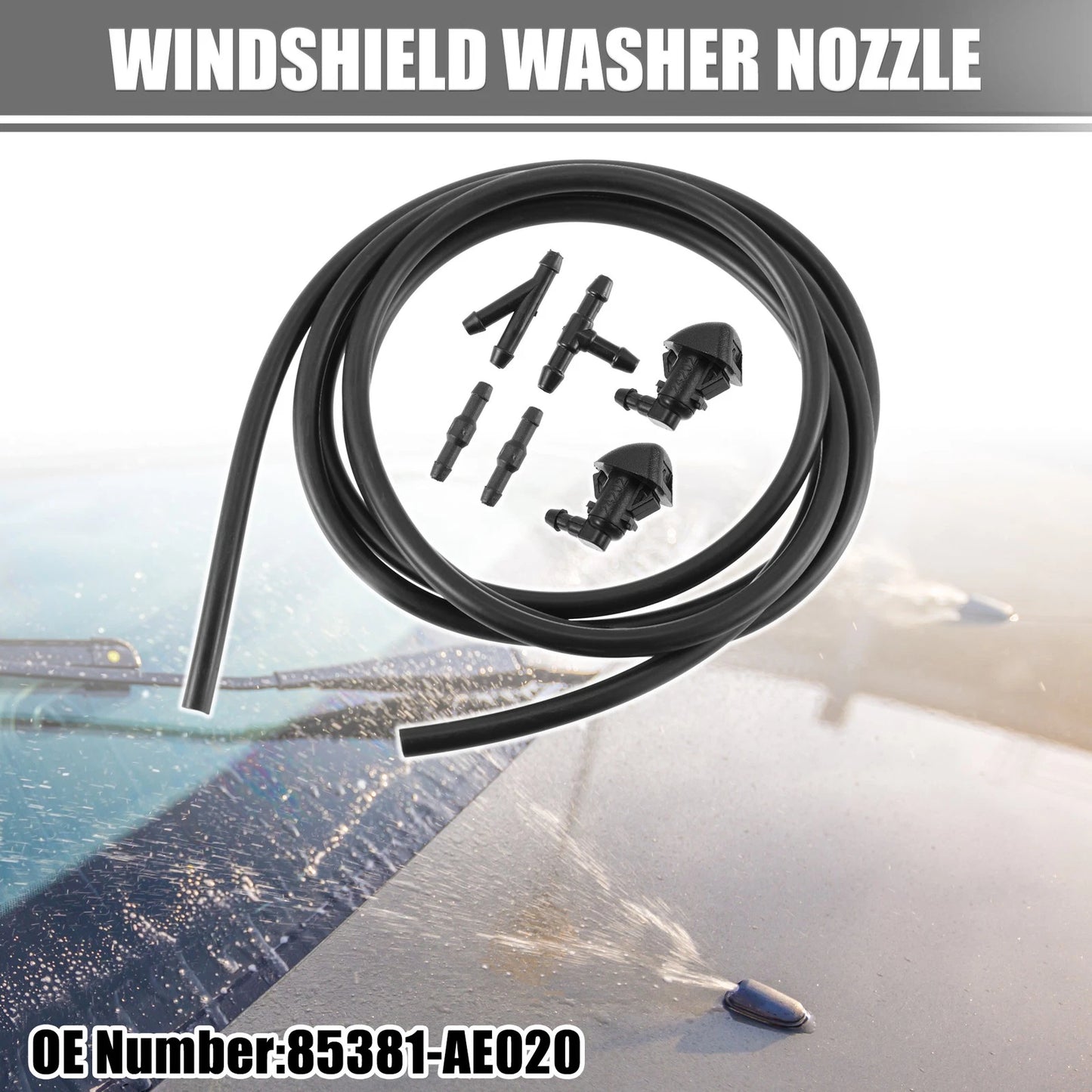 Car Windshield Washer Nozzle Wiper Spray Jet for Toyota Sienna (2004-2010)