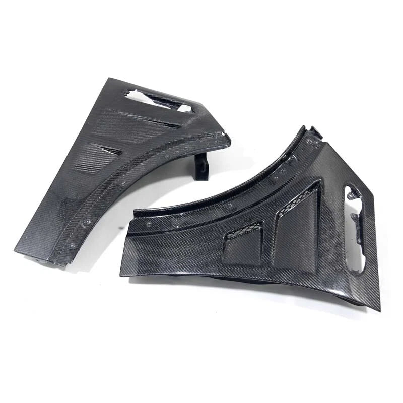 Real Carbon Fiber Front Side Fender Panel fit For Mini Cooper R50 R52 R53