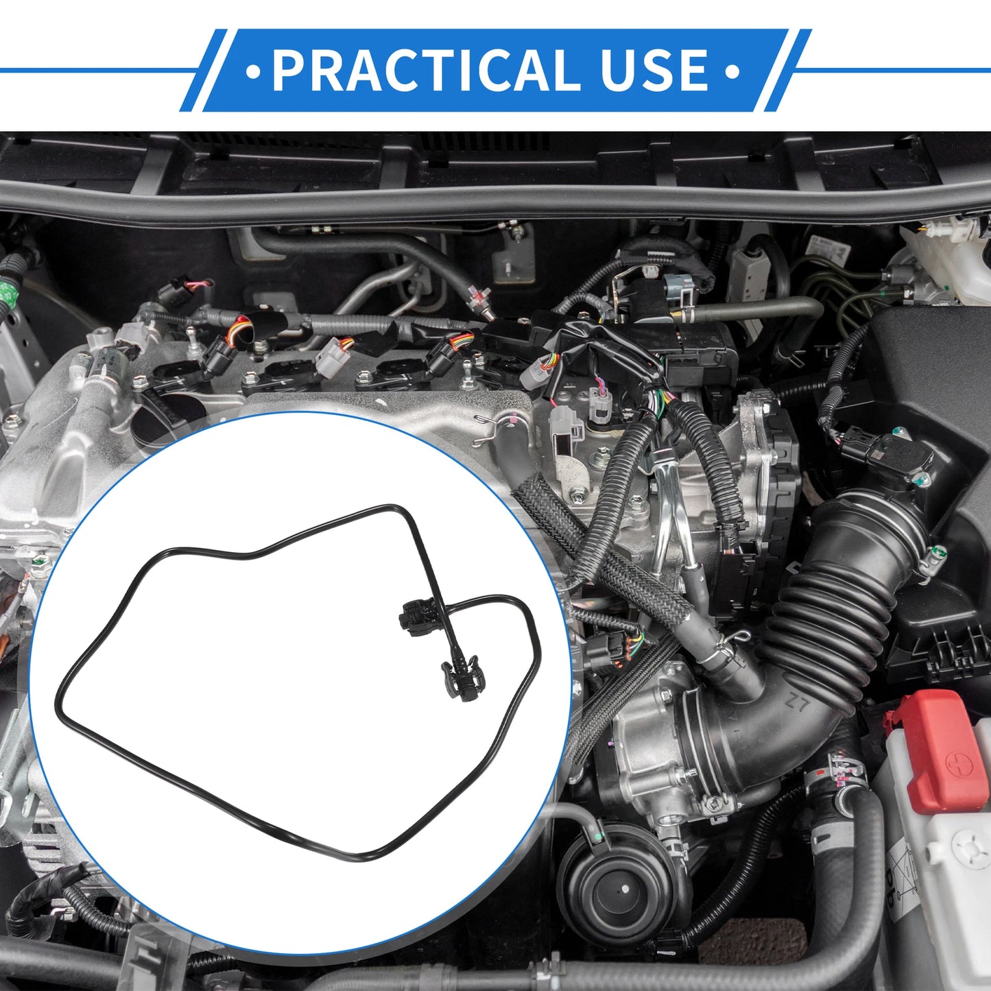 Expansion Tank for Ford B-MAX 2012-2022, Plastic Black
