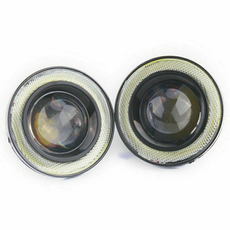 2.5 Inch COB LED Fog Light Projector with Angel Eyes for Car