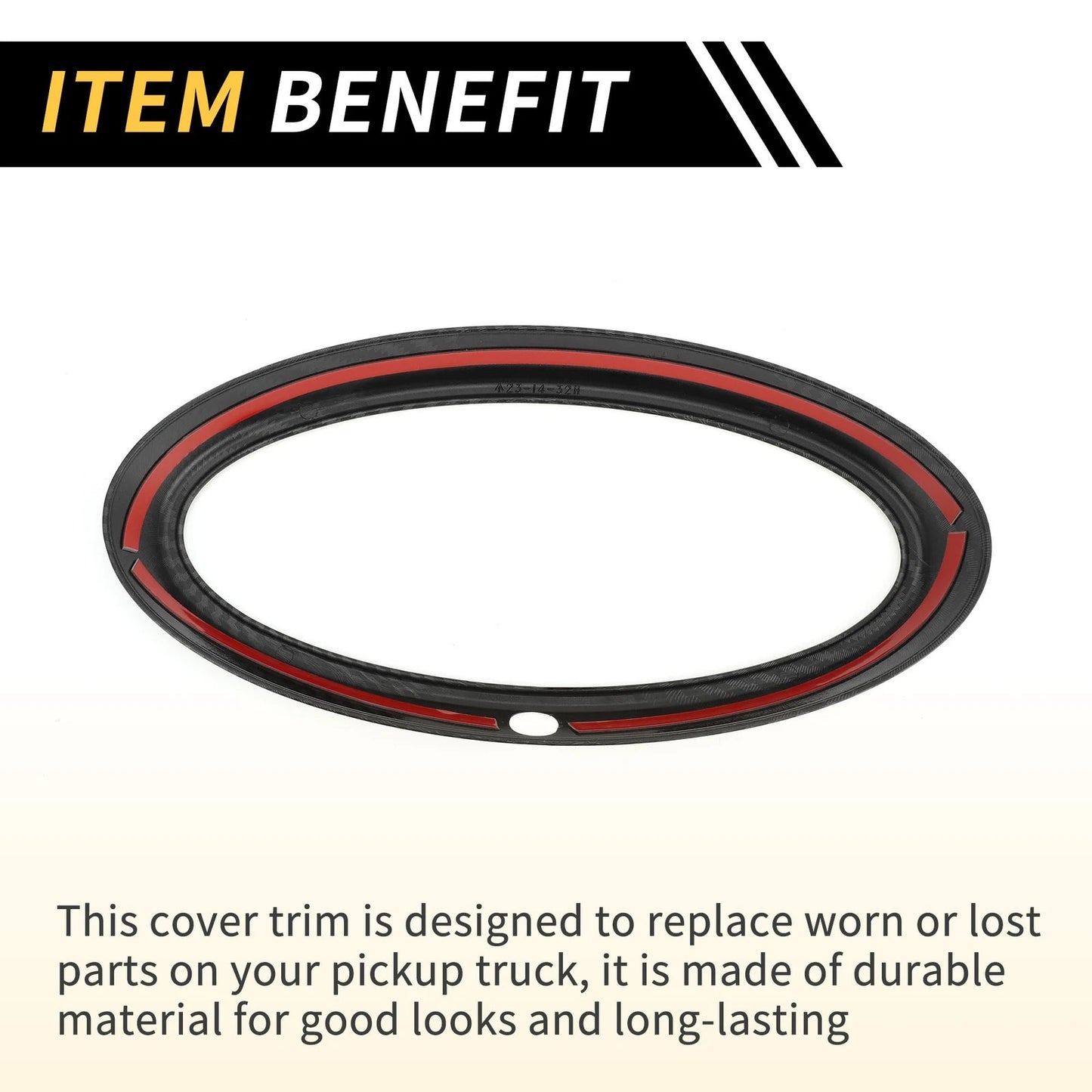 Carbon Fiber Tailgate Emblem Badge Cover for Ford Ranger (2023-2024)