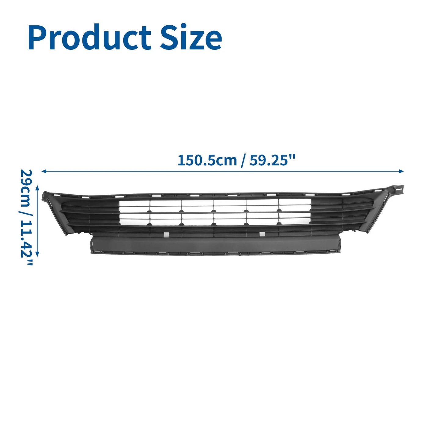 Front Hood Bumper Grille Grill for Toyota RAV4 (2016–2018)