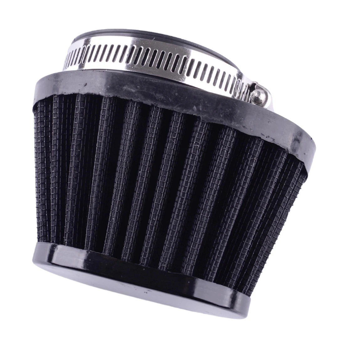 55mm Carburetor Air Filter 2 x Racing Filters with Clamp for Universal Fit