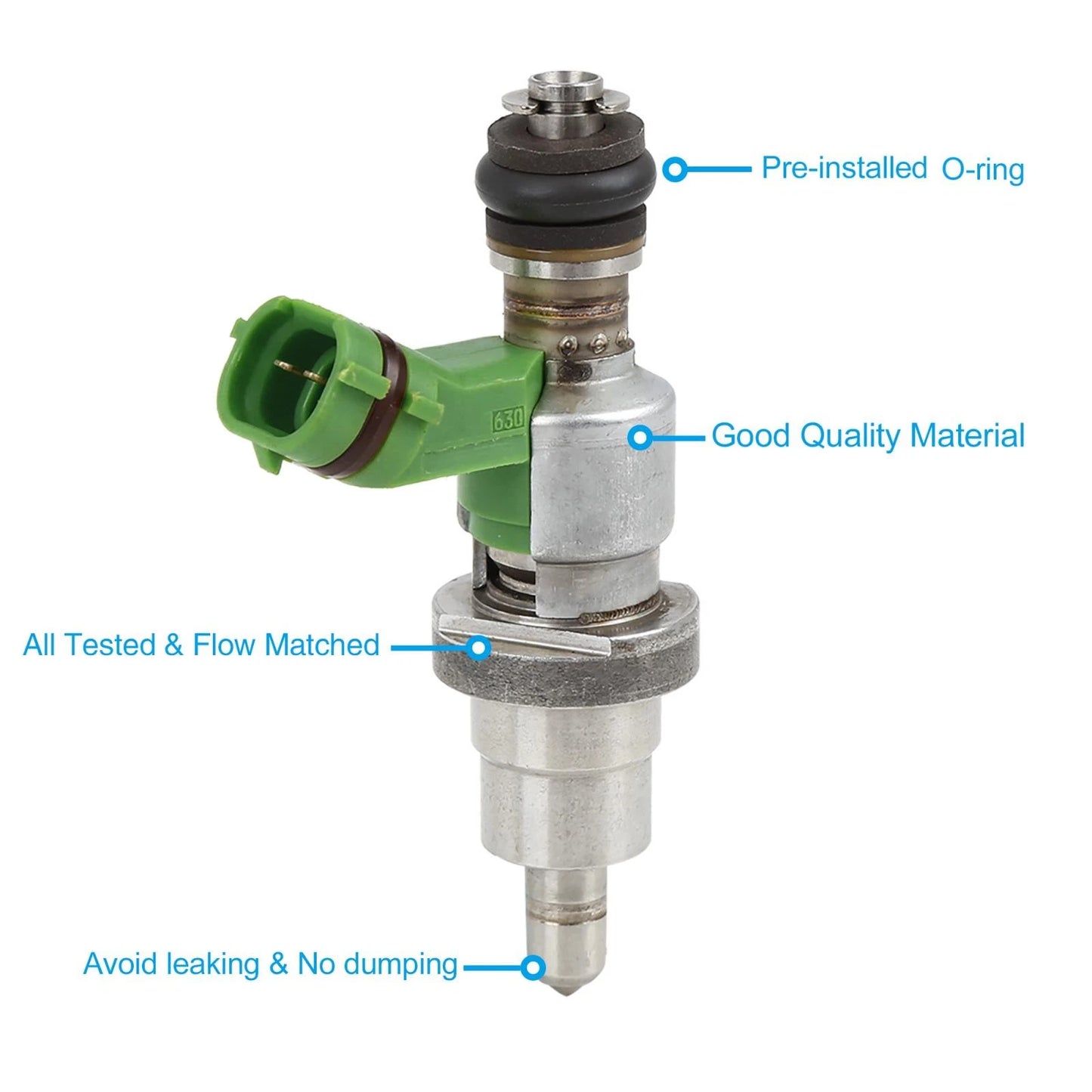 Flow Matched Fuel Injector Nozzle for Toyota RAV4 Avensis 2.0L 2.4L